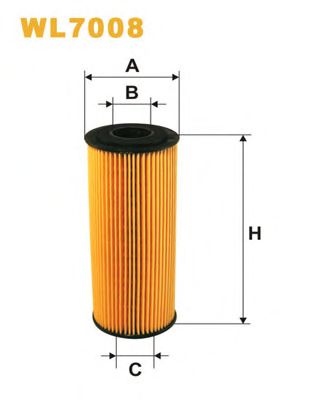 WIX FILTERS wl7008 -  Фильтр масляный двигателя